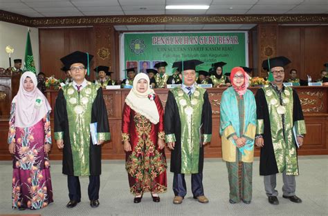 Gelar Sidang Terbuka Senat Uin Suska Riau Resmi Kukuhkan Tiga Profesor