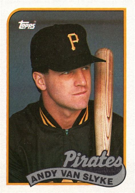 1989 Topps 350 Andy Van Slyke Pittsburgh Pirates EBay