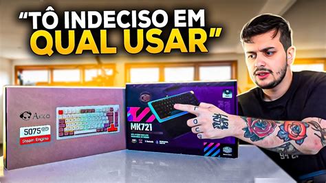 Gabe Fez Unboxing Dos Teclados Novos Youtube