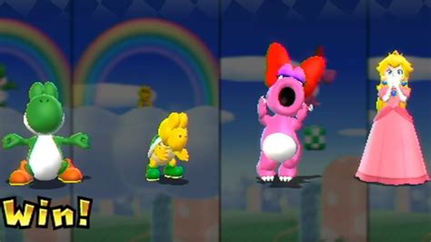 Mario Party Step It Up Yoshi Vs Koopa Vs Birdo Vs Peach