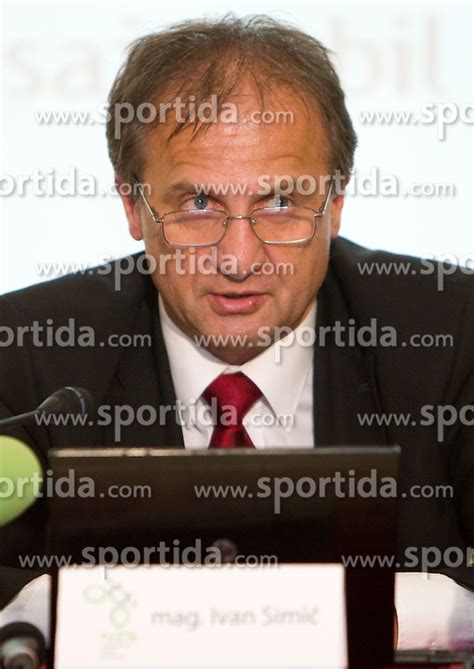 Mag Ivan Simic Predsednik Nzs Sportida Photo Agency