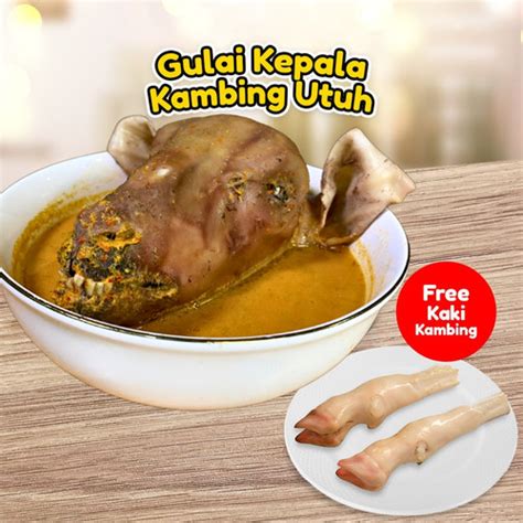 Jual Gulai Kepala Kambing Muda Utuh Balibul Khas Tegal Haji Parto