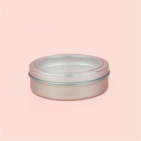 Simply Earth Tin Container With Window