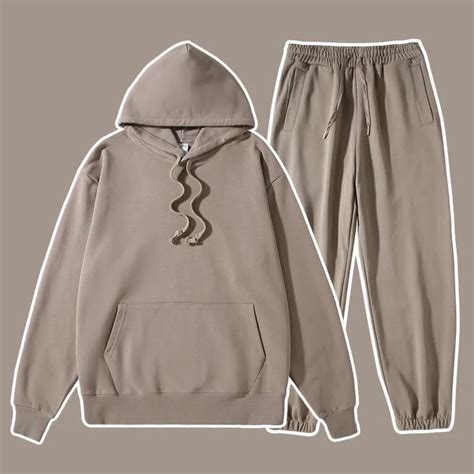 Factory Custom Logo Sweatsuits Jogger Sweatpants Terry Oversized Winter Sweat Suits Mens Blank