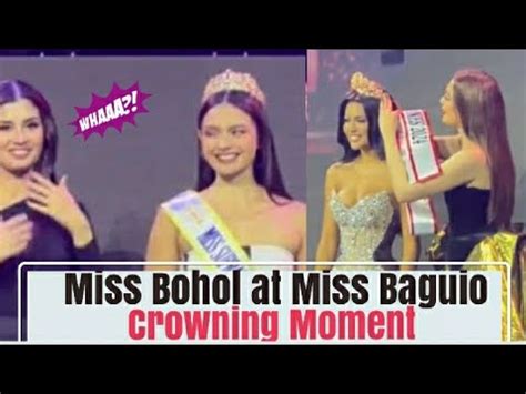 Crowning Moment Ni Bohol At Baguio Miss Supranational Miss Charm