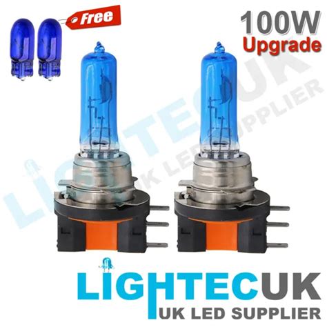 X Vw Golf Mk Mk H K Drl High Beam Bulbs Xenon White Canbus