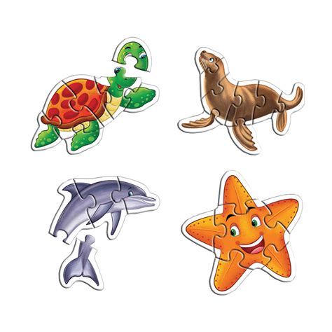 Early Puzzles Step 2 – Sea Animals - Creative Educational Aids