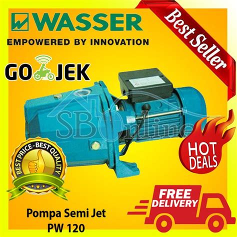 Jual Pompa Semi Jet 100 Watt Wasser PW 120 JET Di Lapak SpringbedOnline