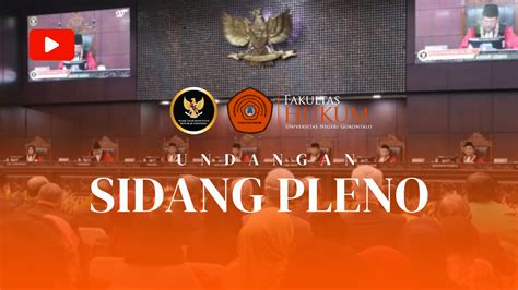 Mahkamah Konstitusi RI Mengundang Fakultas Hukum UNG Dalam Video