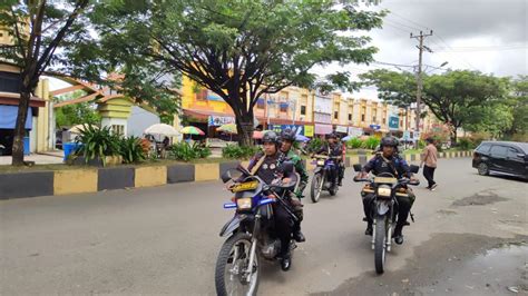 Brimob Bone Dan Kodim Bone Gelar Patroli Gabungan Danyon Ichsan