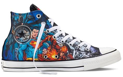 Converse Unisex Dc Comics Justice League Chuck Taylor High Tops Black