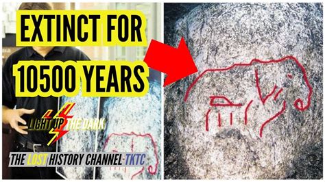 10500 Year Old Mastadon Carving And Mini Stonehenge Discovered Beneath