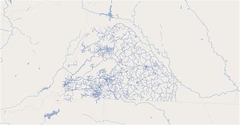 Polk County, North Carolina Roads | GIS Map Data | Polk County, North ...