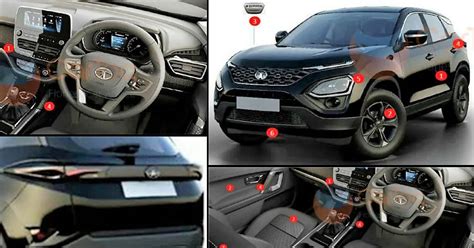 Tata Harrier Dark Edition Exterior & Interior Details Revealed ...