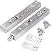 IGNPION Pack Of 2 Door Flush Bolt Latch Lock Concealed Door Bolt