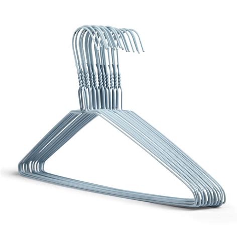 Plain White Metal Wire Coat Hangers 13G Box Of 500 — Hanger Xpress