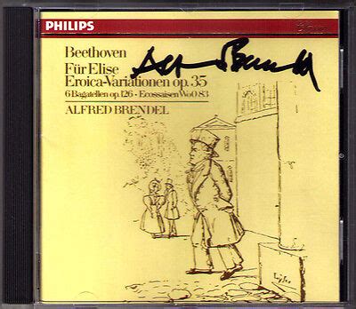 Alfred Brendel Signiert Beethoven Eroica Variations F R Elise