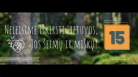 Krikščionių sąjunga - YouTube
