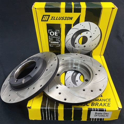 Illusion Proton Saga Iswara V Front Depan Sport Disc Brake Rotor