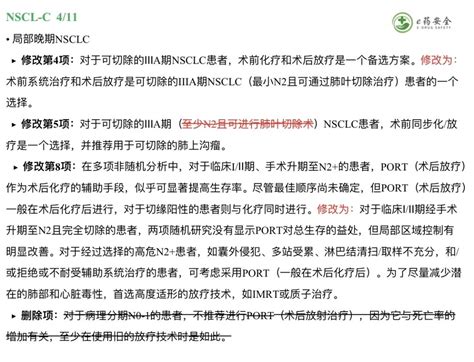 Nccn丨非小细胞肺癌指南更新要点2023 2版 非小细胞肺癌 临床 实践 诊断 健康界