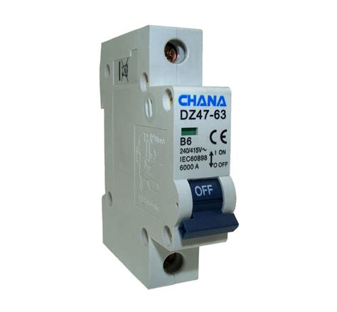 Single Pole Miniature Circuit Breaker A Curve C Buy Online Ec