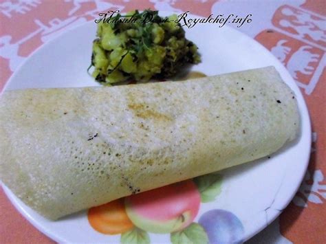 Recipe For Typical Udupi Restaurant Style Masala Dosa Royal Chef Sujata