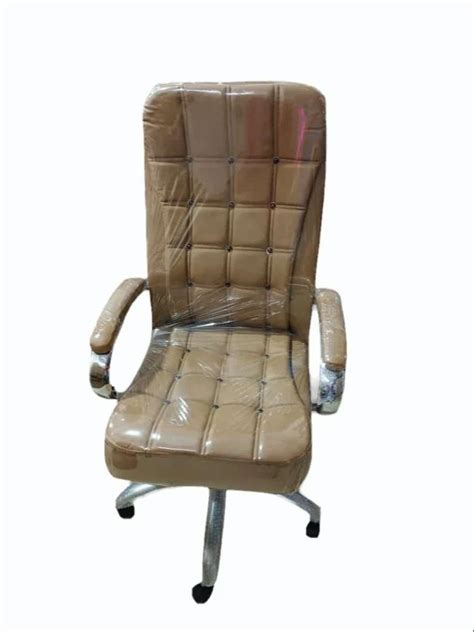 Rexine High Back Brown Boss Office Chair Fixed Arm At Rs 7500 In