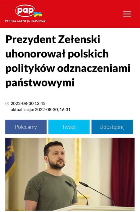 Support Ukraine On Twitter RT Michaldworczyk Odznaczenia Przyznane