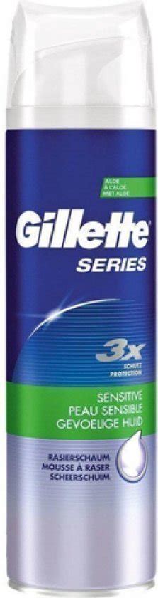 Gillette Series Gevoelige Huid Scheerschuim Ml Stuks Bol