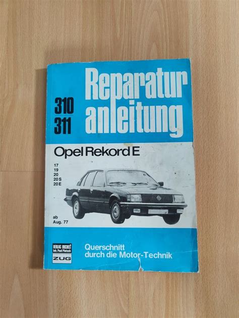 Reparaturhandbuch Rekord E Kaufen Auf Ricardo