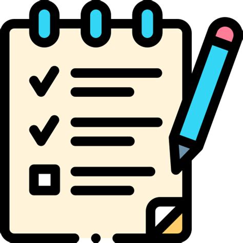Checklist Detailed Rounded Lineal Color Icon