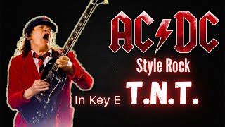 Ac Dc Style Rock No Vocals Backing Track In Key E T N T Cover Chords