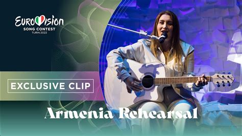 Eurovision 2022 Armenias Rosa Linn Holds Second Rehearsal In Turin