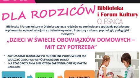 DKK dla Rodziców Dzieci w świecie obowiązków domowych