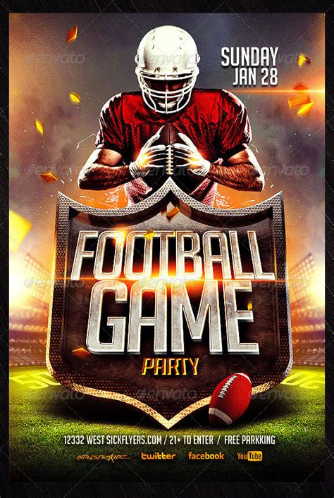 Football Camp Flyer Template Professional Sample Template Collection