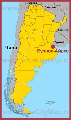 Карта Буэнос-Айреса | Подробная карта города Буэнос-Айрес с ...