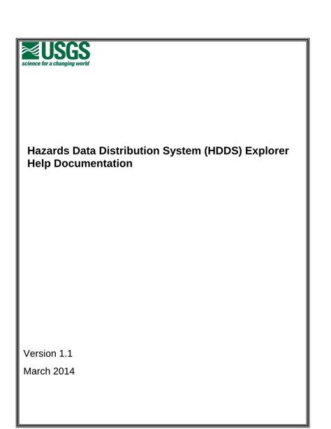 PDF Hazards Data Distribution System HDDS Explorer Help Lta