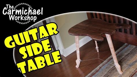 Making A Guitar Shaped Side Table Youtube