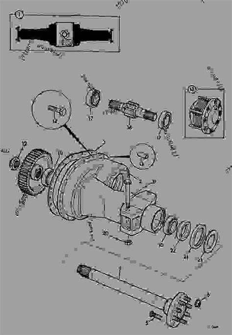 Axle Assembly 4wd Drive Standard With 24 Wheels Construction Jcb