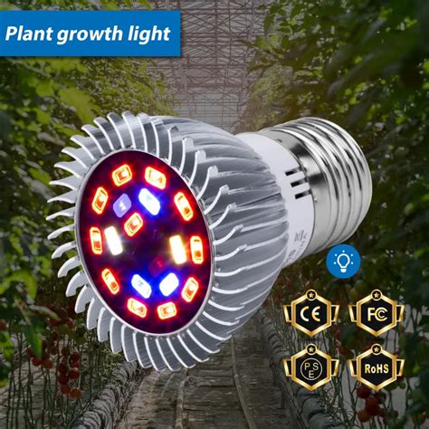 Ac 85v 265v Led Grow Plant Lights E27 Full Spectrum Led Lamp For Plants