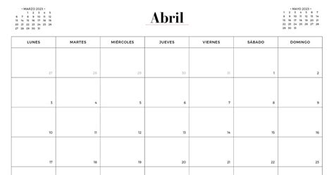 Calendario Abril De 2023 Para Imprimir 47ld Michel Zbinden Gt