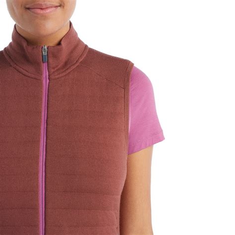 Icebreaker Zoneknit Insulated Vest Womens Clothing