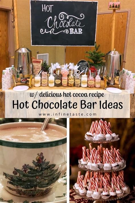 How To Make A Diy Hot Chocolate Bar Recipe Diy Hot Chocolate