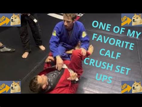 Countering Open Guard With A Calf Crush YouTube