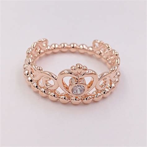 2021 Rose Gold Plated And 925 Sterling Silver Ring My Princess Tiara