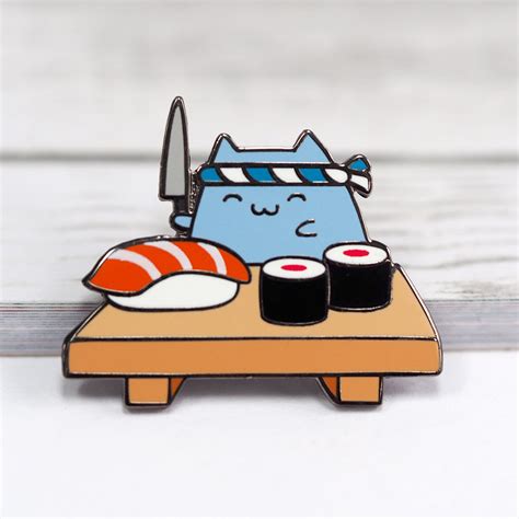 Pusheen Eating Sushi