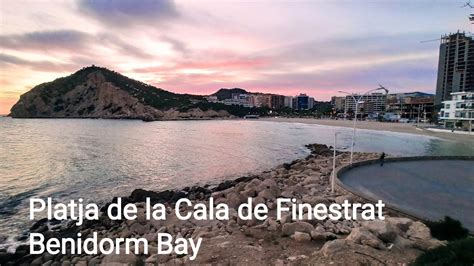 Benidorm Bay Platja De La Cala De Finestrat Where Did Everyone