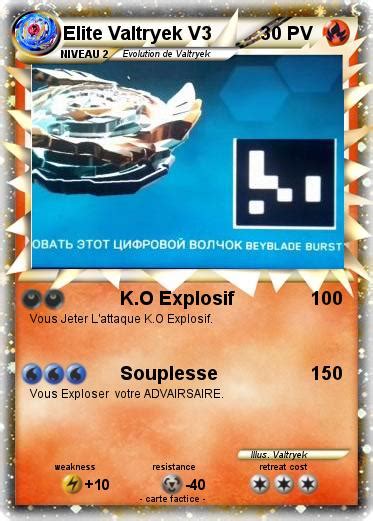 Pokémon Elite Valtryek V3 Ko Explosif Ma Carte Pokémon