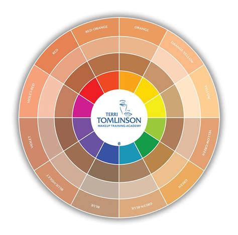 Pin By Alesita On Colorimetr A Makeup Color Wheel Colors For Skin