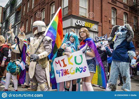 People Took Part In The Portland Me Gay Pride Parade To Support Gay